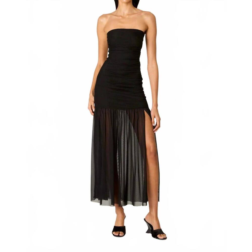 NEW NIA nola strapless dress in black - Picture 1 of 4